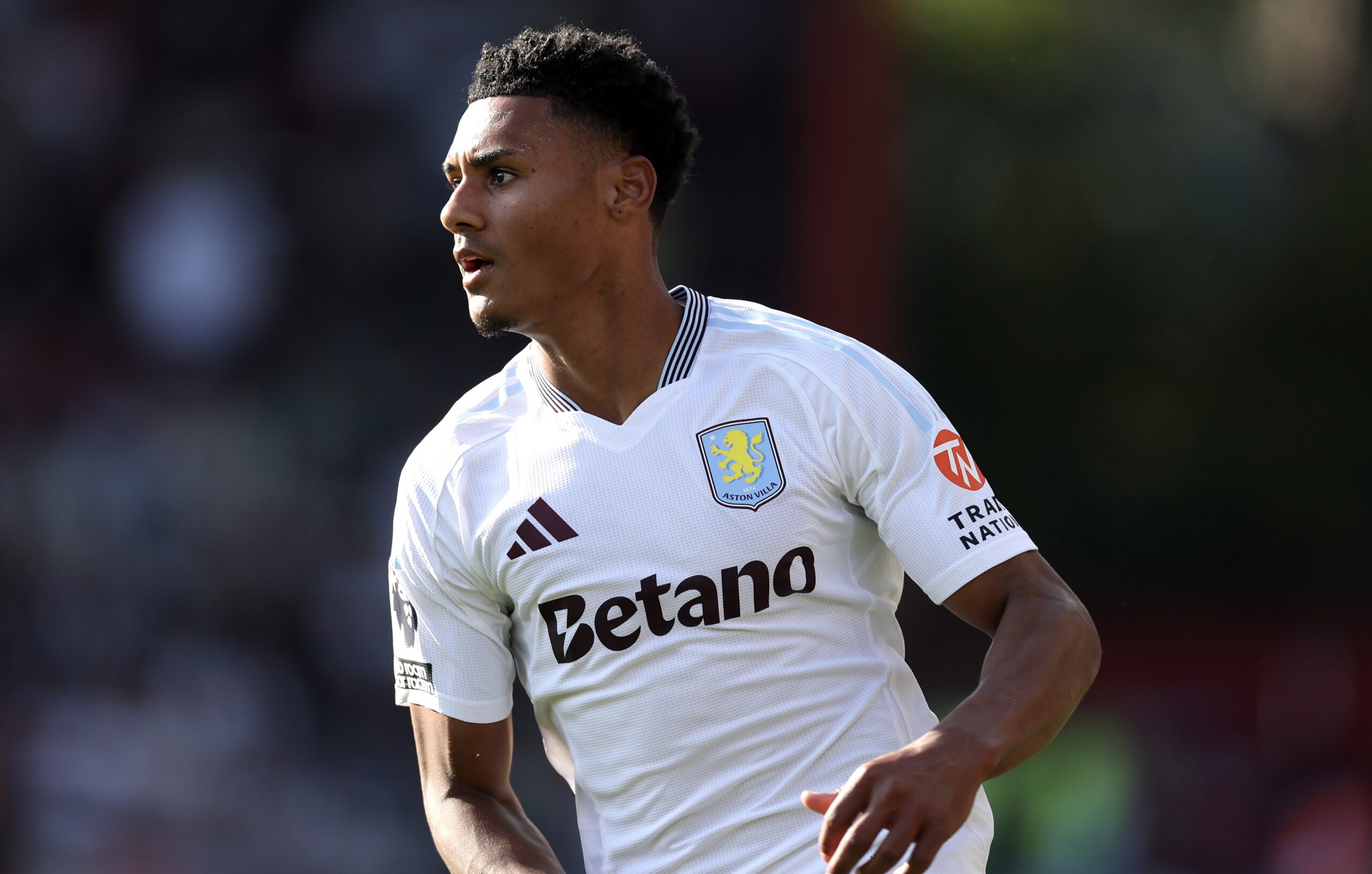 BOURNEMOUTH, ENGLAND - MAY 10: Ollie Watkins of Aston Villa in action during the Premier League match between AFC Bournemouth and Aston Villa FC at Vitality Stadium on May 10, 2025 in Bournemouth, England