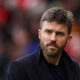 MANCHESTER, ENGLAND - MARCH 15: Michael Carrick, Manager of Manchester United, looks on during the Premier League match between Manchester United and Aston Villa at Old Trafford on March 15, 2026 in Manchester, England.