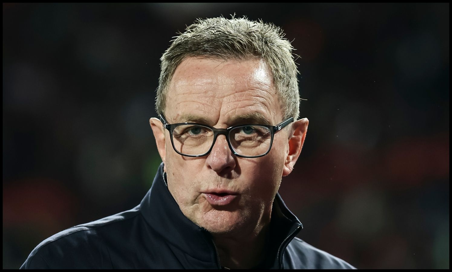 Ralf Rangnick looking on