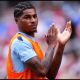 ORLANDO, FLORIDA - JUNE 10: Marcus Rashford #11 of England applauds the fans as he warms up prior to the International Friendly match between England and Costa Rica at Inter&Co Stadium on June 10, 2026 in Orlando, Florida.
