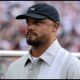BERLIN, GERMANY - MAY 23: Vincent Kompany, Head Coach of FC Bayern Munich, looks on prior to the DFB Cup Final 2026 match between FC Bayern München and VfB Stuttgart at Olympiastadion on May 23, 2026 in Berlin, Germany