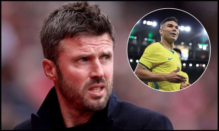 SUNDERLAND, ENGLAND - MAY 09: Michael Carrick, Manager of Manchester United, looks on prior to the Premier League match between Sunderland and Manchester United at Stadium of Light on May 09, 2026 in Sunderland, England.