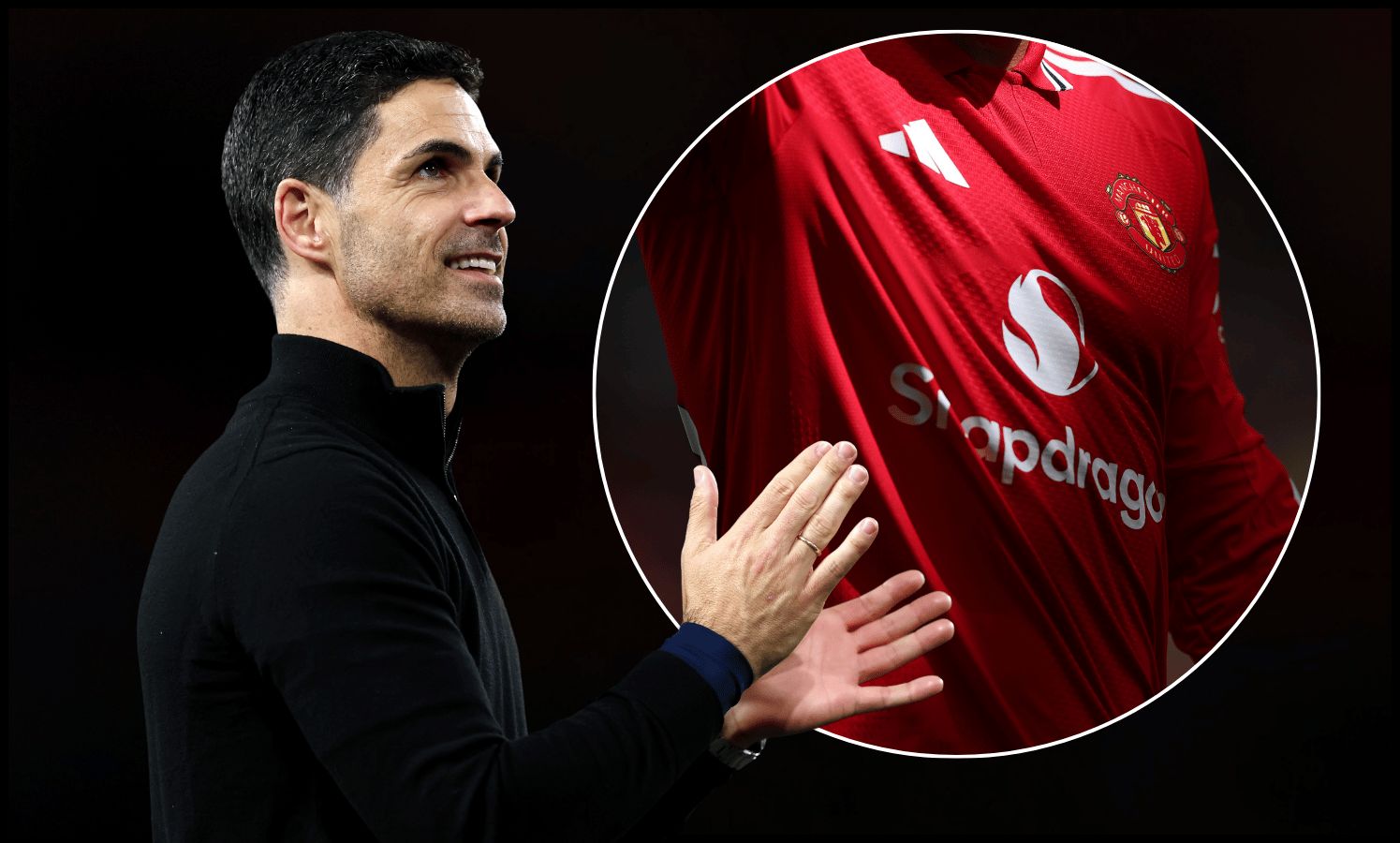 LONDON, ENGLAND - MAY 18: Mikel Arteta, Manager of Arsenal, applauds the fans after the team's victory in the Premier League match between Arsenal and Burnley at Emirates Stadium on May 18, 2026 in London, England.