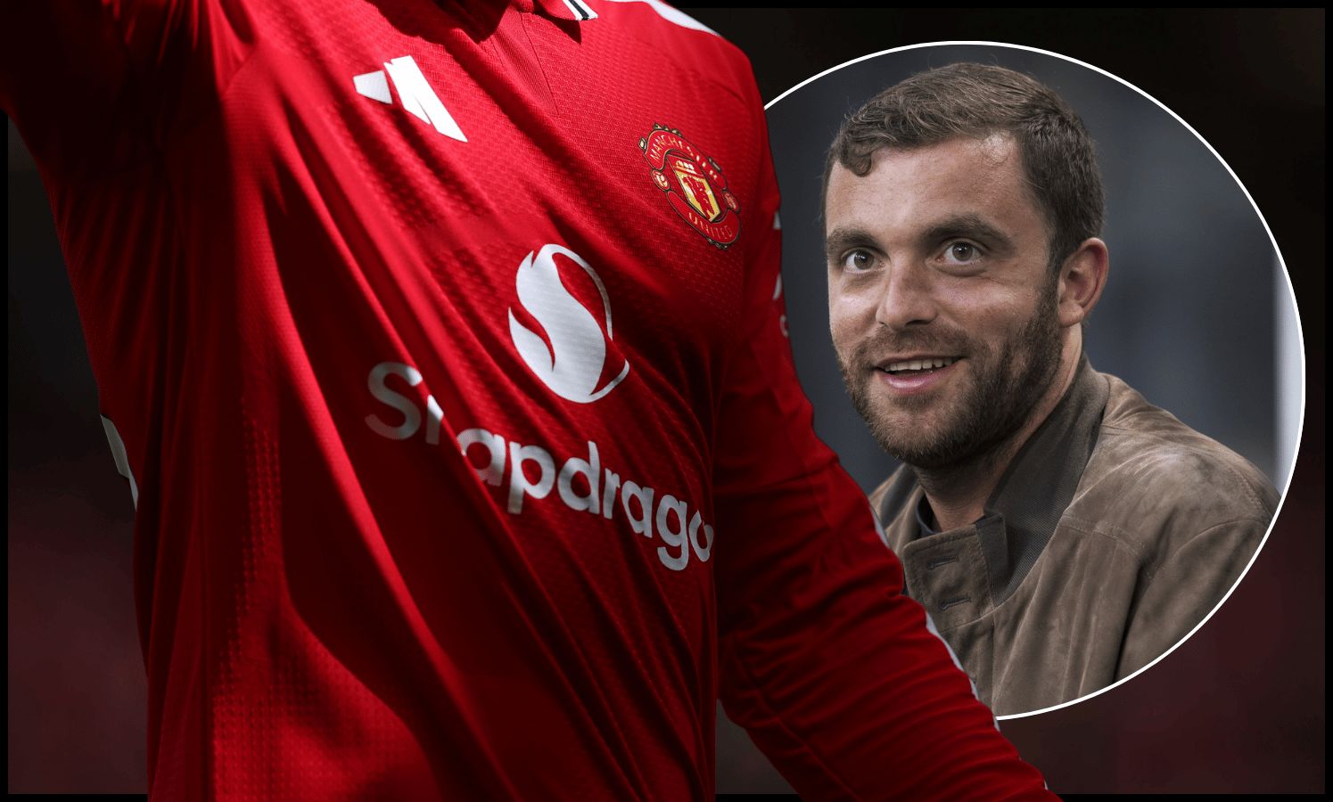 MANCHESTER, ENGLAND - MAY 17: A detailed view of the Manchester United shirt during the Premier League match between Manchester United and Nottingham Forest at Old Trafford on May 17, 2026 in Manchester, England.