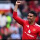 Casemiro saluting Man Utd fans