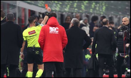Max Allegri getting sent off