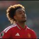 Joshua Zirkzee in action for Man Utd