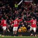 Manuel Ugarte with his Man Utd teammates