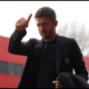 Michael Carrick giving the thumps-up