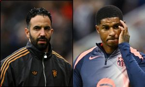 Marcus Rashford and Ruben Amorim