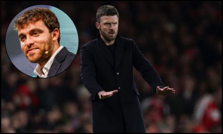 Michael Carrick on the sidelines