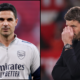 Mikel Arteta and Michael Carrick