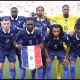 PHILADELPHIA, PENNSYLVANIA - JULY 04: France players pose for a team photograph before the FIFA World Cup 2026 Round of 16 match between Paraguay and France at Philadelphia Stadium on July 04, 2026 in Philadelphia, Pennsylvania.