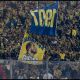 ISTANBUL, TURKEY - APRIL 26: Fenerbahce fans during the Trendyol Süper Lig match between Galatasaray SK and Fenerbahçe SK at Rams Park Stadium on April 26, 2026 in Istanbul, Turkey.