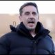 BURNLEY, ENGLAND - APRIL 22: Pundit Gary Neville, arrives at the stadium prior to the Premier League match between Burnley and Manchester City at Turf Moor on April 22, 2026 in Burnley, England.
