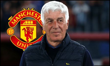 ROME, ITALY - MAY 04: Gian Piero Gasperini, Head Coach of AS Roma, looks on prior to the Serie A match between AS Roma and ACF Fiorentina at Stadio Olimpico on May 04, 2026 in Rome, Italy.
