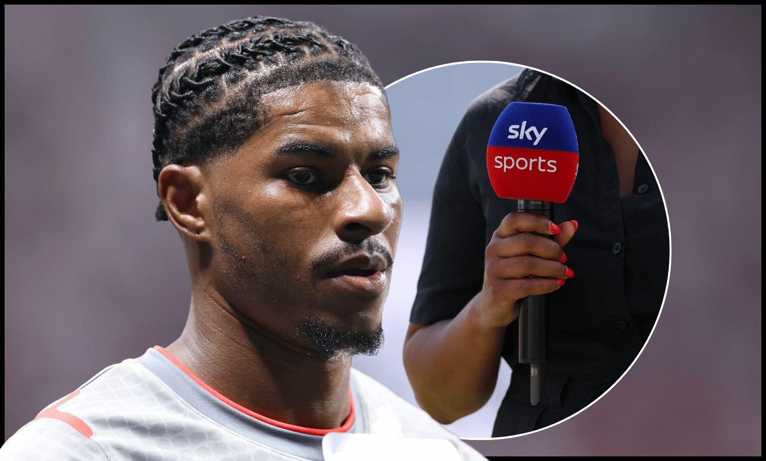 ATLANTA, GEORGIA - JULY 01: Marcus Rashford #11 of England is seen during the warm up before the FIFA World Cup 2026 Round Of 32 match between England and Congo DR at Atlanta Stadium on July 01, 2026 in Atlanta, Georgia.