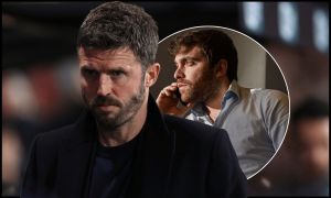 BOURNEMOUTH, ENGLAND - MARCH 20: Michael Carrick, Manager of Manchester United, looks on prior to the Premier League match between Bournemouth and Manchester United at Vitality Stadium on March 20, 2026 in Bournemouth, England.