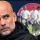 MANCHESTER, ENGLAND - MAY 13: Pep Guardiola, Manager of Manchester City, looks on prior to the Premier League match between Manchester City and Crystal Palace at Etihad Stadium on May 13, 2026 in Manchester, England.