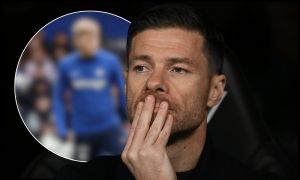 MADRID, SPAIN - DECEMBER 20: Xabi Alonso, Head Coach of Real Madrid, looks on prior to the LaLiga EA Sports match between Real Madrid CF and Sevilla FC at Estadio Santiago Bernabeu on December 20, 2025 in Madrid, Spain.