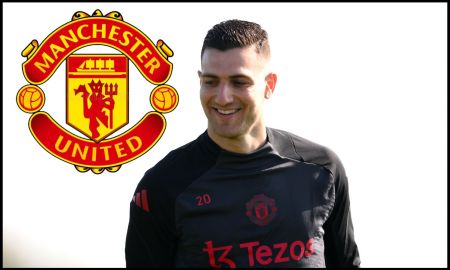 Diogo Dalot smiling