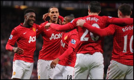 Danny Welbeck and Rio Ferdinand during their time together at Man Utd
