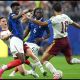 Aurelien Tchouameni and Manu Kone against Spain in the World Cup semi-final