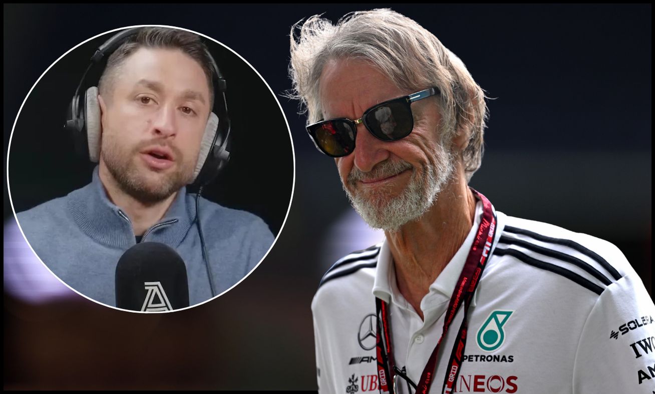 Man Utd co-owner Sir Jim Ratcliffe grinning