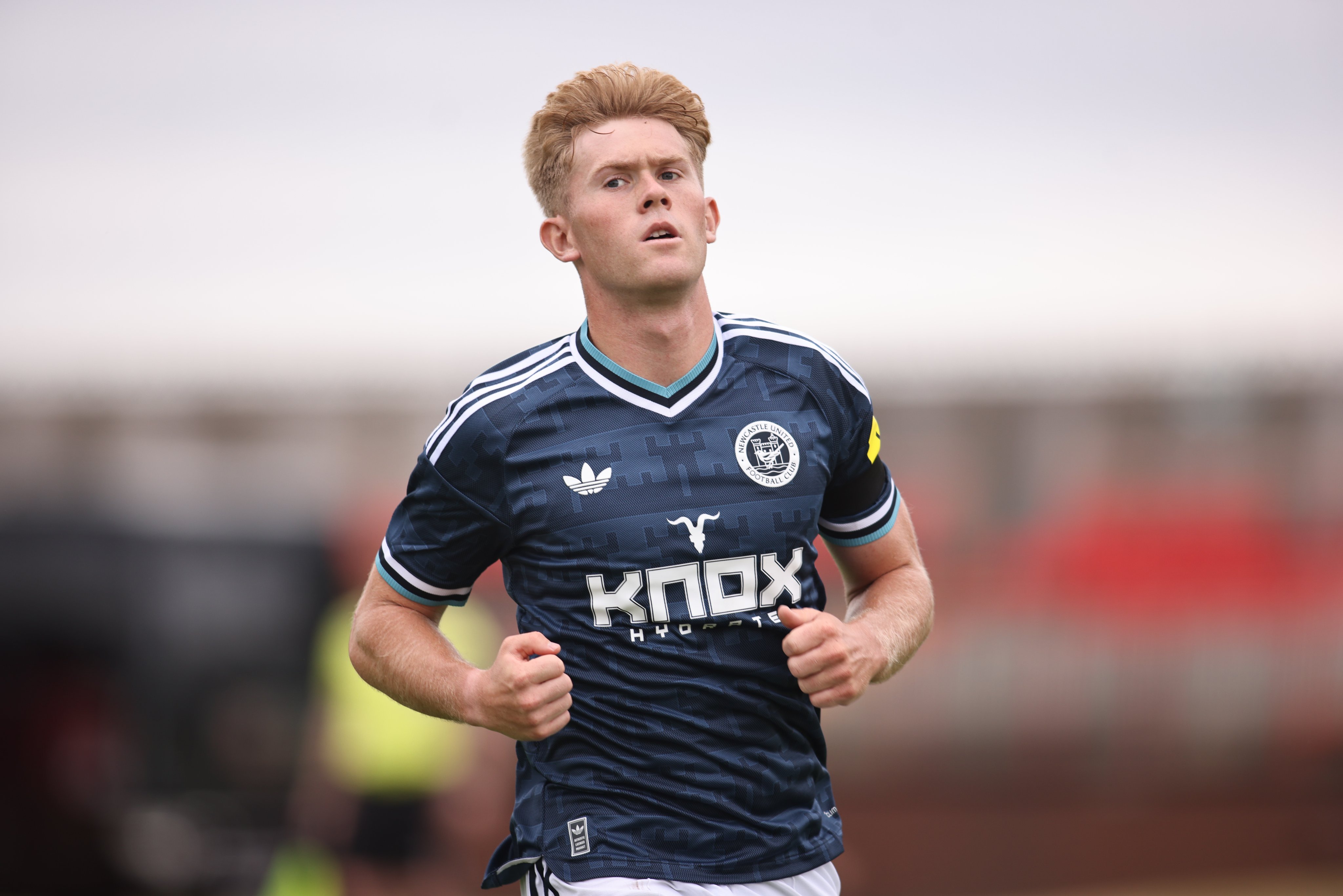 Lewis Hall in action for Newcastle.