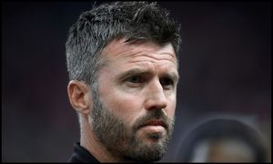 DUBLIN, IRELAND - AUGUST 12: Michael Carrick, Manager of Manchester United during the pre-season friendly match between Leeds United and Manchester United at Croke Park on August 12, 2026 in Dublin, Ireland.