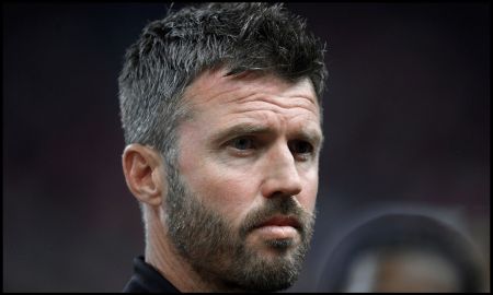 DUBLIN, IRELAND - AUGUST 12: Michael Carrick, Manager of Manchester United during the pre-season friendly match between Leeds United and Manchester United at Croke Park on August 12, 2026 in Dublin, Ireland.