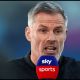 MANCHESTER, ENGLAND - MAY 02: Former Liverpool player and current Sky Sports Pundit Jamie Carragher looks on, while presenting prior to the Premier League match between Manchester City FC and Wolverhampton Wanderers FC at Etihad Stadium on May 02, 2025 in Manchester, England.