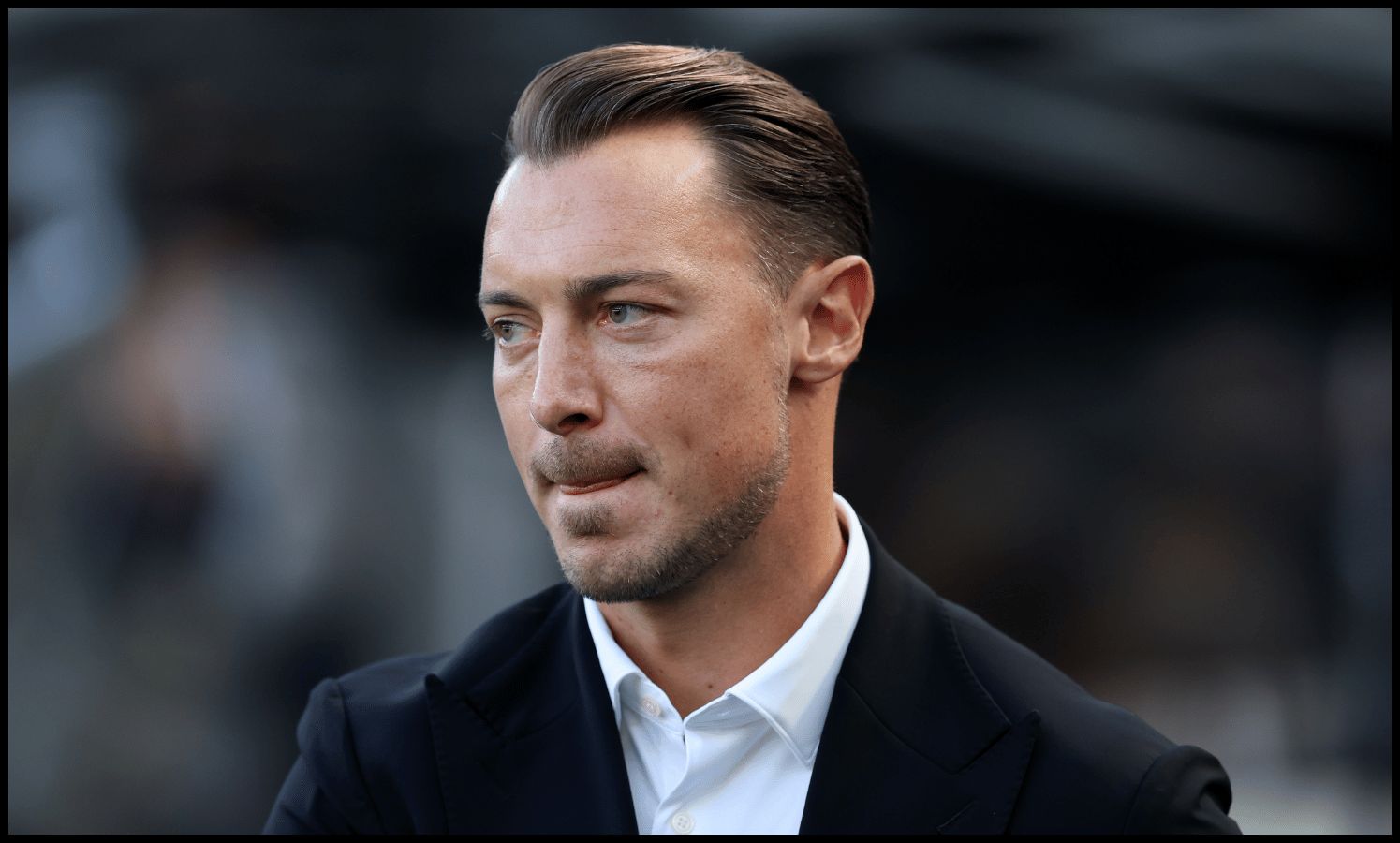 NEWCASTLE UPON TYNE, ENGLAND - AUGUST 23: Matthias Jaissle, Manager of Newcastle United looks on before the Premier League 2026/27 match between Newcastle United and Liverpool FC at St James' Park on August 23, 2026 in Newcastle upon Tyne, England.