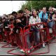 MANCHESTER, ENGLAND - APRIL 27: Fans wait for players to arrive during the Premier League match between Manchester United and Brentford at Old Trafford on April 27, 2026 in Manchester, England.