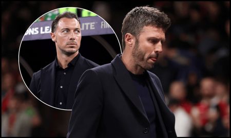MANCHESTER, ENGLAND - APRIL 13: Michael Carrick, Manager of Manchester United, reacts as he walks down the tunnel at half-time during the Premier League match between Manchester United and Leeds United at Old Trafford on April 13, 2026 in Manchester, England.
