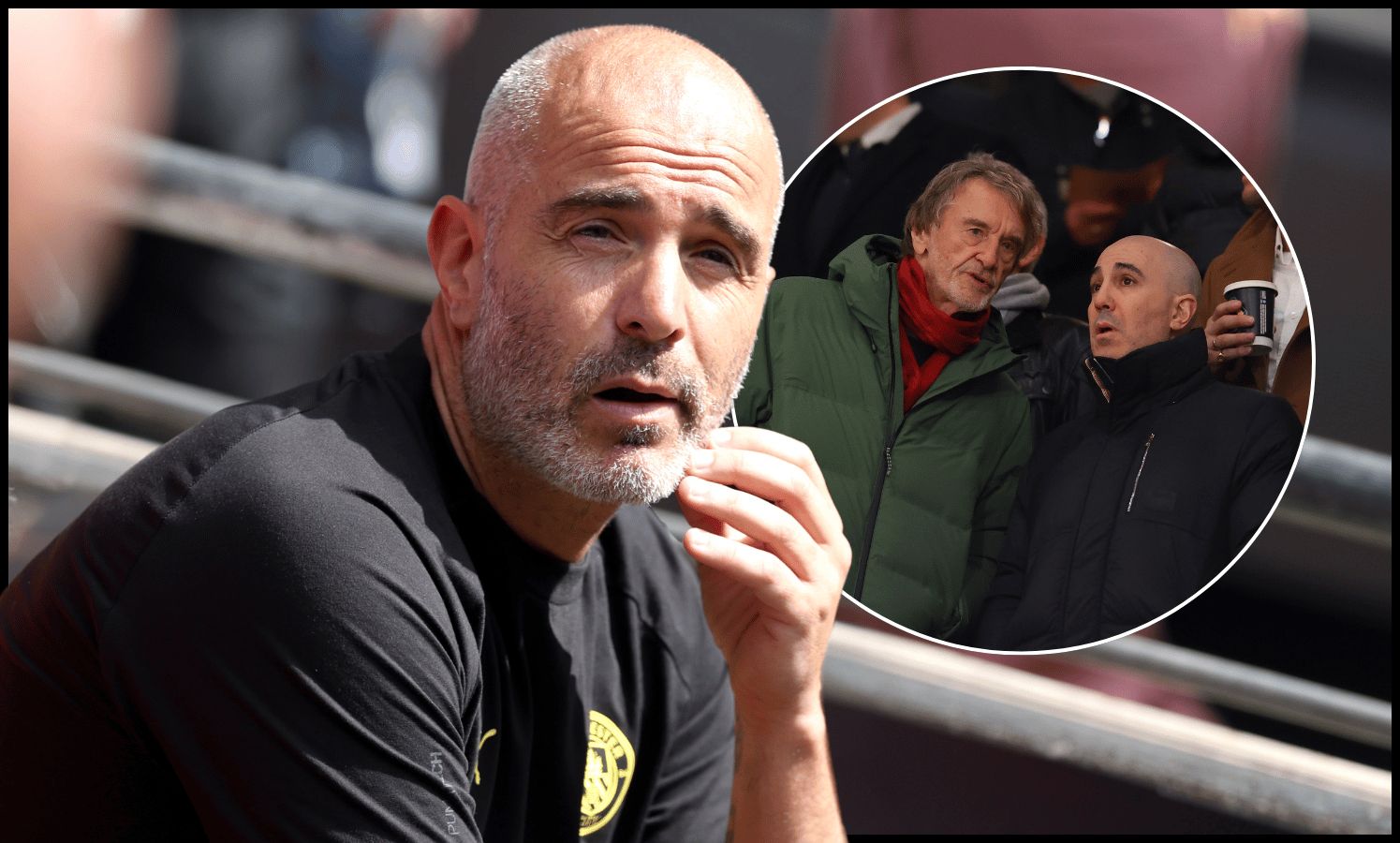 CARDIFF, WALES - AUGUST 16: Enzo Maresca, Manager of Manchester City, looks on prior to the 2026 FA Community Shield match
