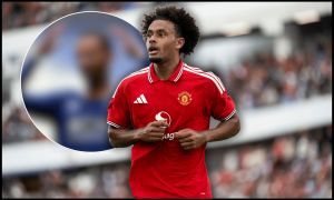 GOTHENBURG, SWEDEN - AUGUST 8: Joshua Zirkzee of Manchester United during the during the pre-season friendly match between Paris Saint-Germain and Manchester United at Ullevi on August 8, 2026 in Gothenburg, Sweden.
