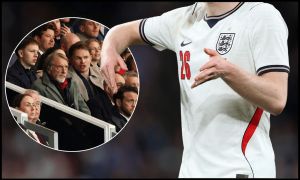 LONDON, ENGLAND - MARCH 31: Lewis Hall of England during the international friendly match between England and Japan at Wembley Stadium on March 31, 2026 in London, England