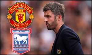 Michael Carrick looking on