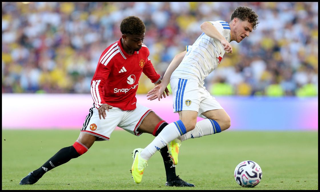 Amad Diallo in action for Man Utd