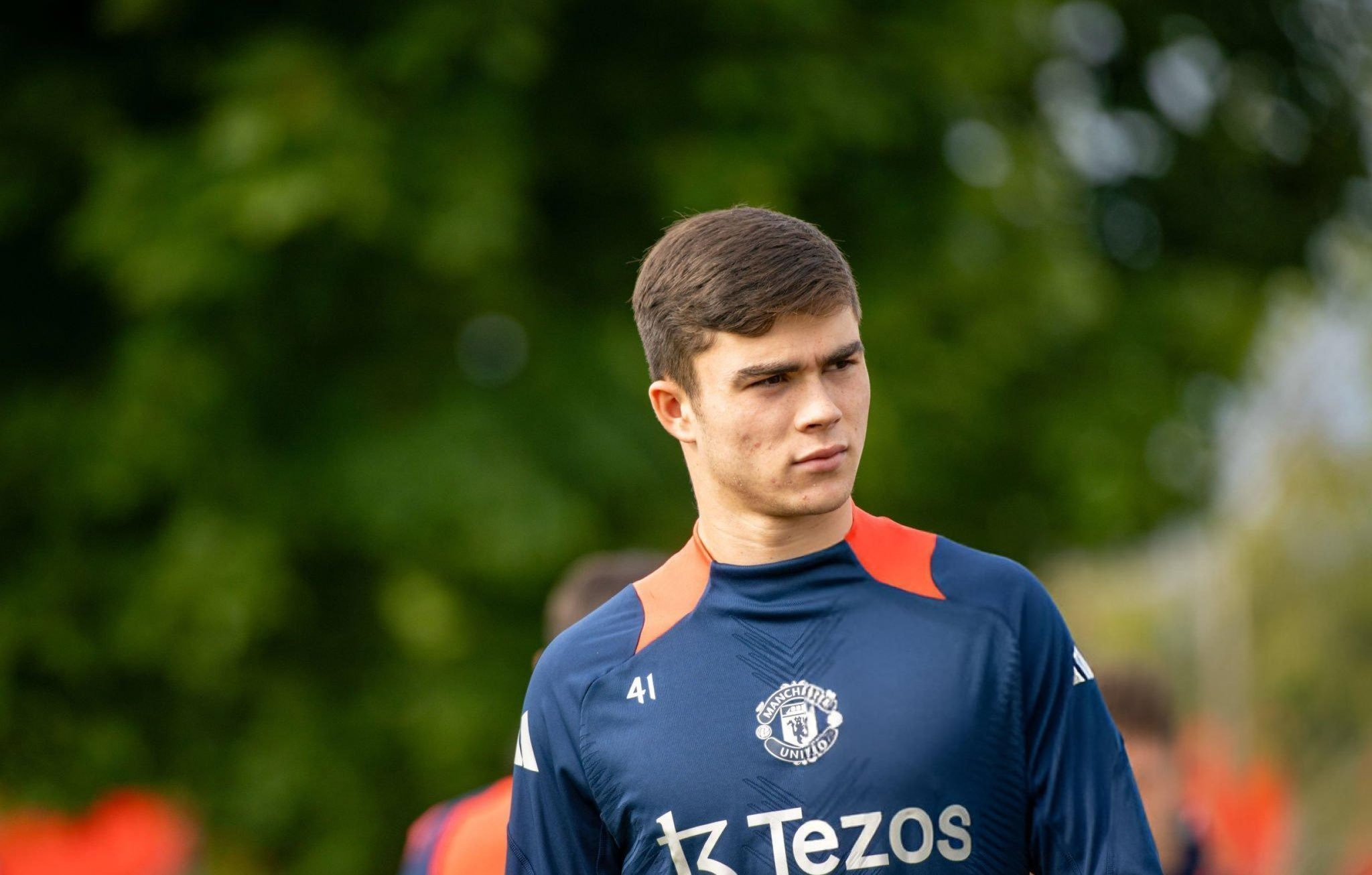 Harry Amass in training.