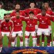 MANCHESTER, ENGLAND - SEPTEMBER 10: Players of Manchester United line up for a team photograph before the UEFA Champions League 2026/27 League Phase MD1 match between Manchester United and Sabah FC at Old Trafford on September 10, 2026 in Manchester, England.