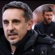 BURNLEY, ENGLAND - APRIL 22: Gary Neville, Sky Sports pundit prior to the Premier League match between Burnley and Manchester City at Turf Moor on April 22, 2026 in Burnley, England.