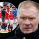 MANCHESTER, ENGLAND - MARCH 13: Paul Scholes, former Manchester United player and TV Pundit for TNT Sports looks on prior to the UEFA Europa League 2024/25 Round of 16 Second Leg match between Manchester United and Real Sociedad de Futbol at Old Trafford on March 13, 2025 in Manchester, England.