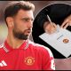 MANCHESTER, ENGLAND - SEPTEMBER 13: Bruno Fernandes of Manchester United during the Premier League 2026/27 match between Manchester United and Manchester City at Old Trafford on September 13, 2026 in Manchester, England.