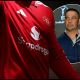 MANCHESTER, ENGLAND - MAY 17: A detailed view of the Manchester United shirt during the Premier League match between Manchester United and Nottingham Forest at Old Trafford on May 17, 2026 in Manchester, England.