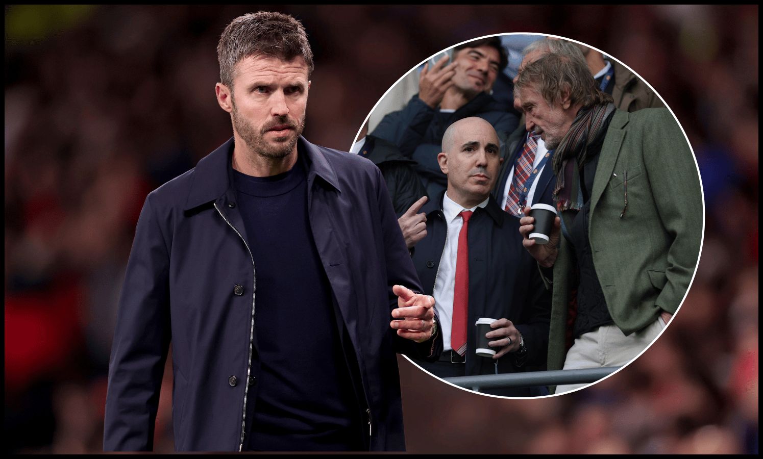 MANCHESTER, ENGLAND - SEPTEMBER 10: Michael Carrick, Manager of Manchester United, during the UEFA Champions League 2026/27 League Phase MD1 match between Manchester United and Sabah FC at Old Trafford on September 10, 2026 in Manchester, England.