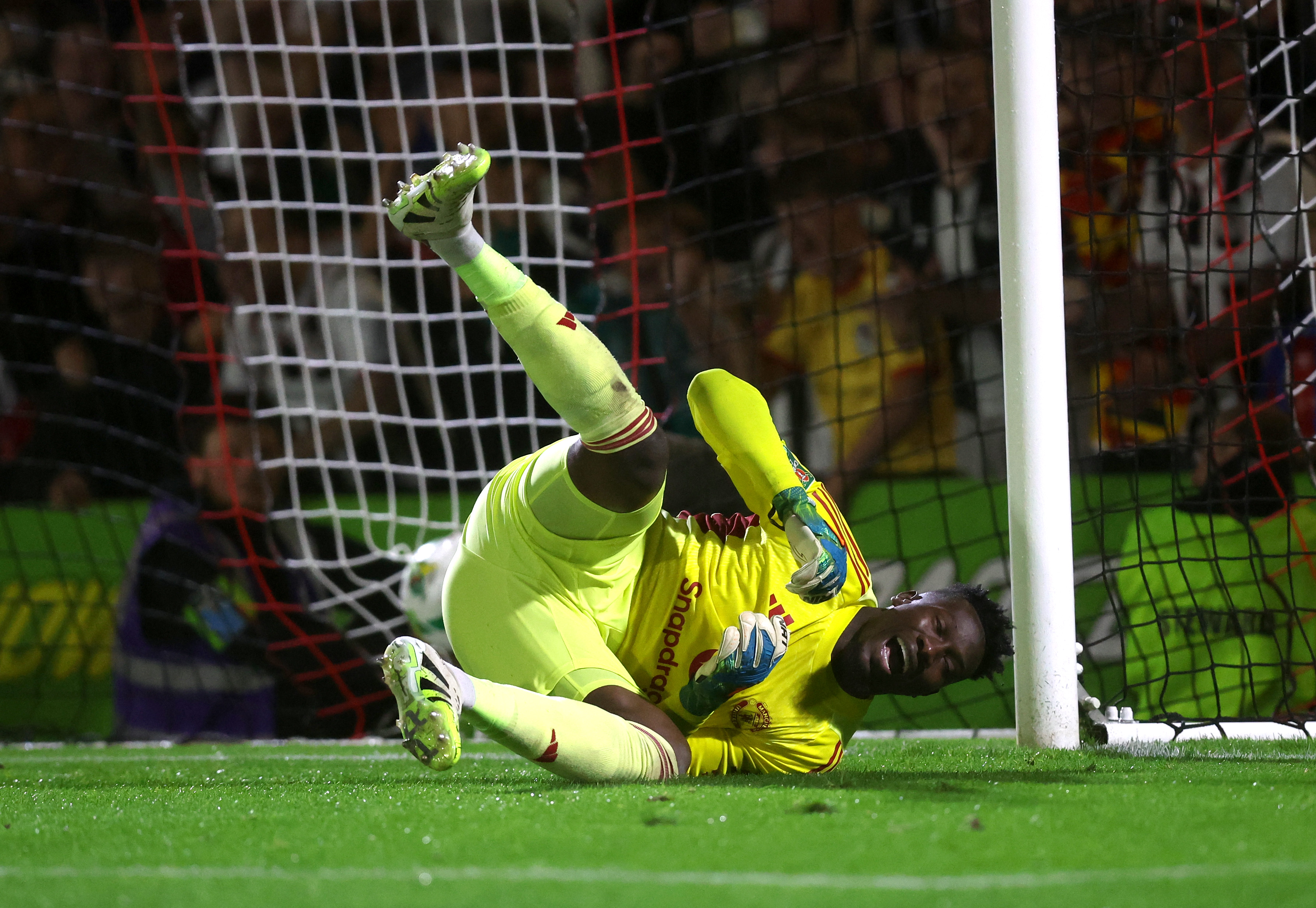 Andre Onana in action for Man Utd