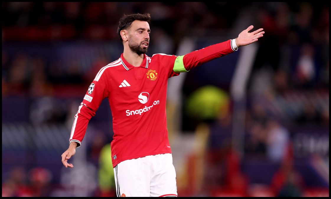Bruno Fernandes in action for Man Utd