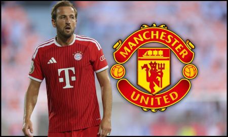 Harry Kane in action for Bayern Munich